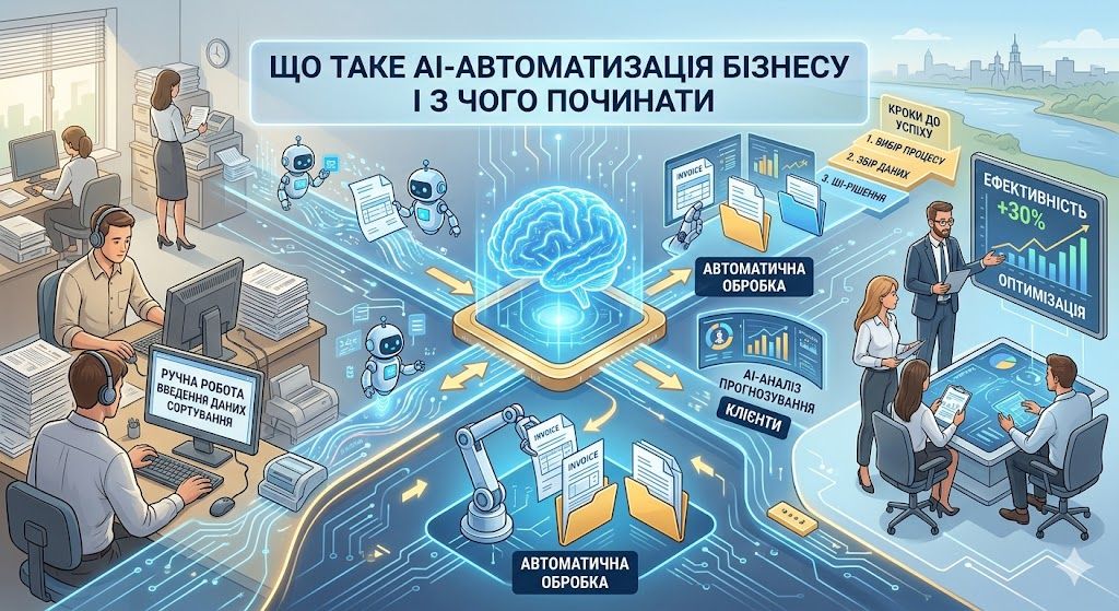 AI-автоматизація бізнесу — базовий гайд для українського SMB